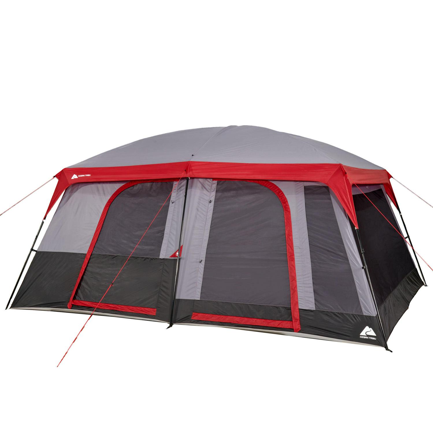 Ozark Trail 12-Person Cabin Tent, with Convertible Screen Room - Image 6