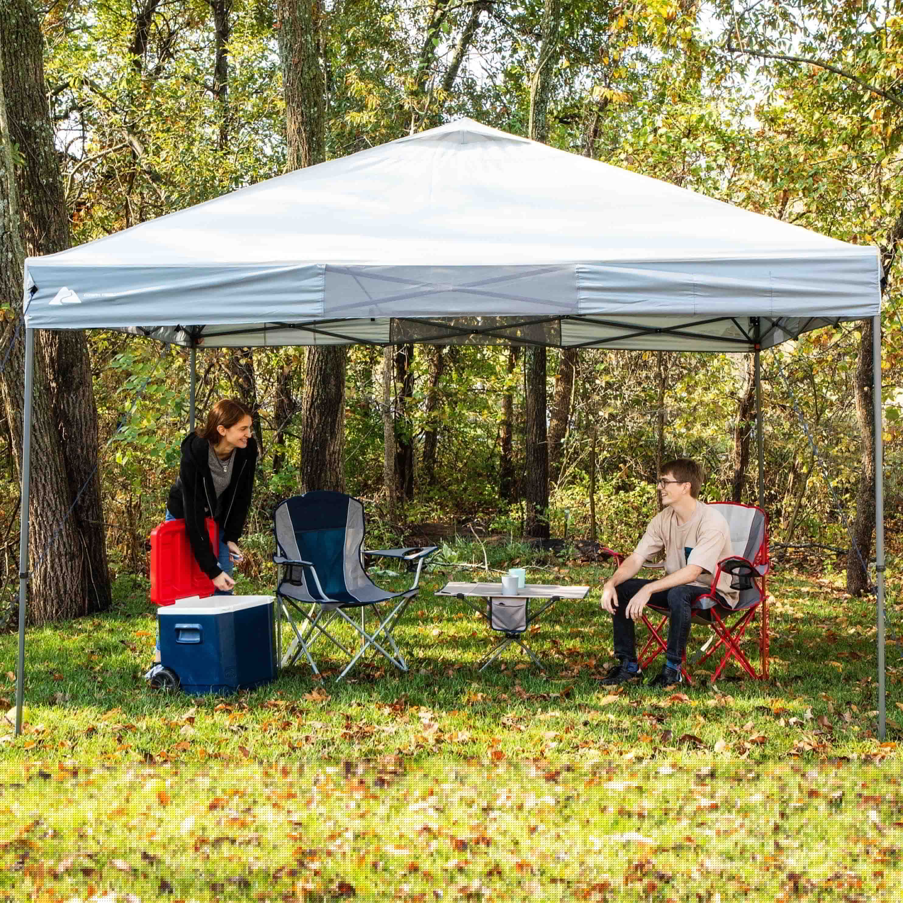 Ozark Trail 12' x 12' Instant Straight Leg Canopy for Camping - Gray - Image 3