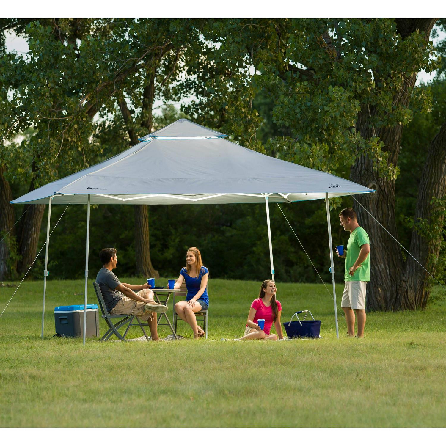 Ozark Trail 13' x 13' Instant Lighted Canopy with Roof Vents and LED Lighting - Image 2