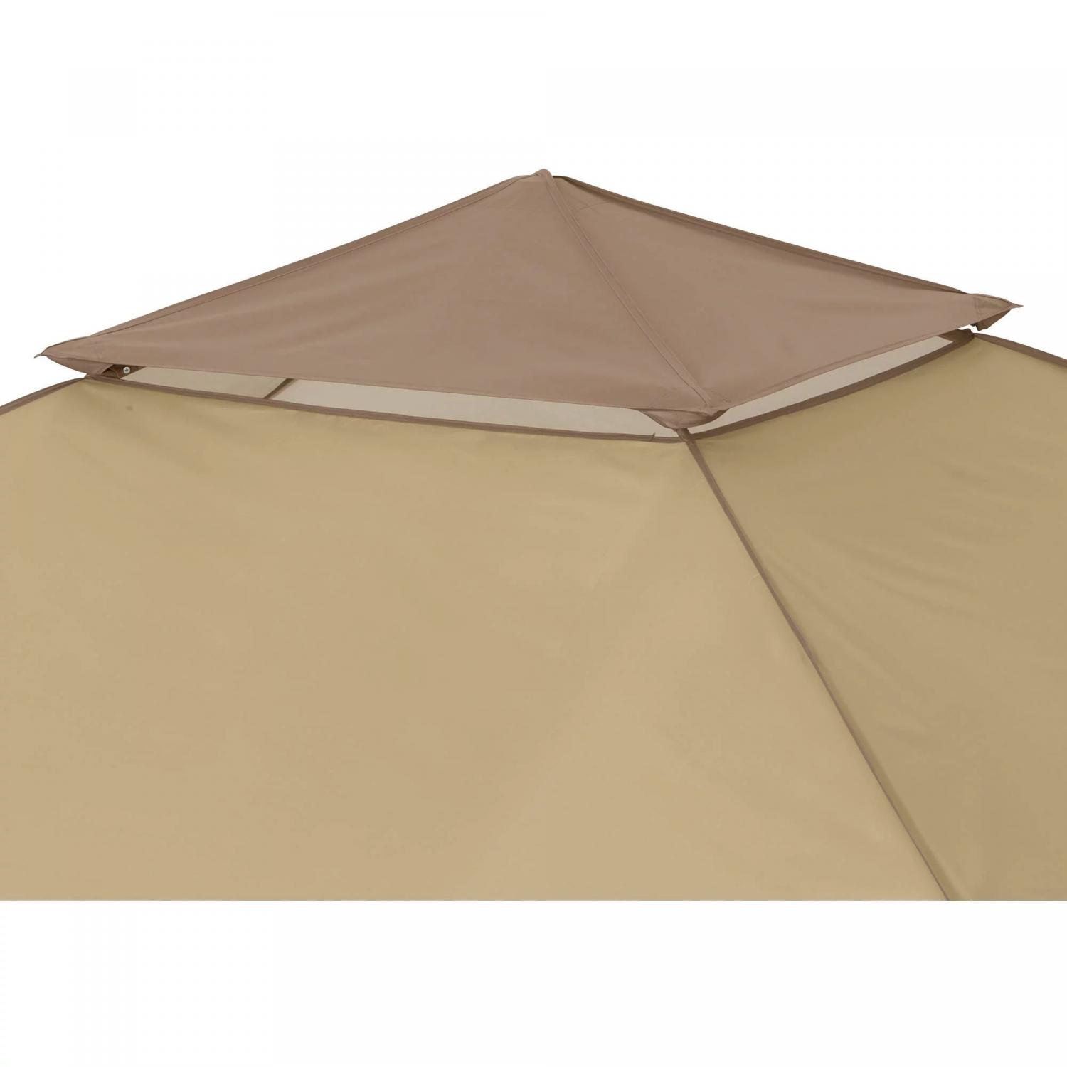 Ozark Trail 13' x 13' Beige Instant Outdoor Canopy with UV Protection - Image 3