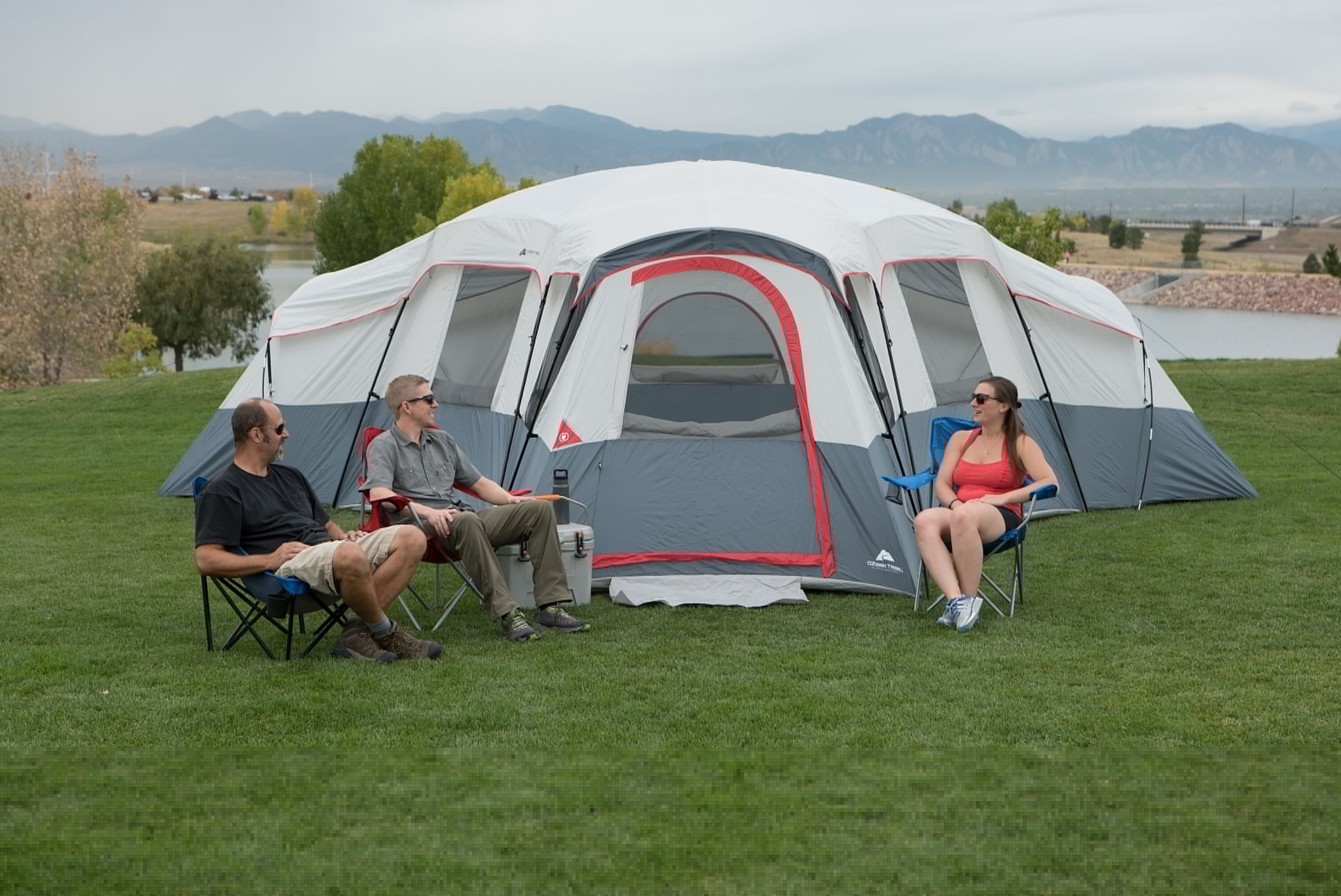 Ozark Trail 20-Person 4-Room Cabin Tent with 3 Separate Entrances - Image 5