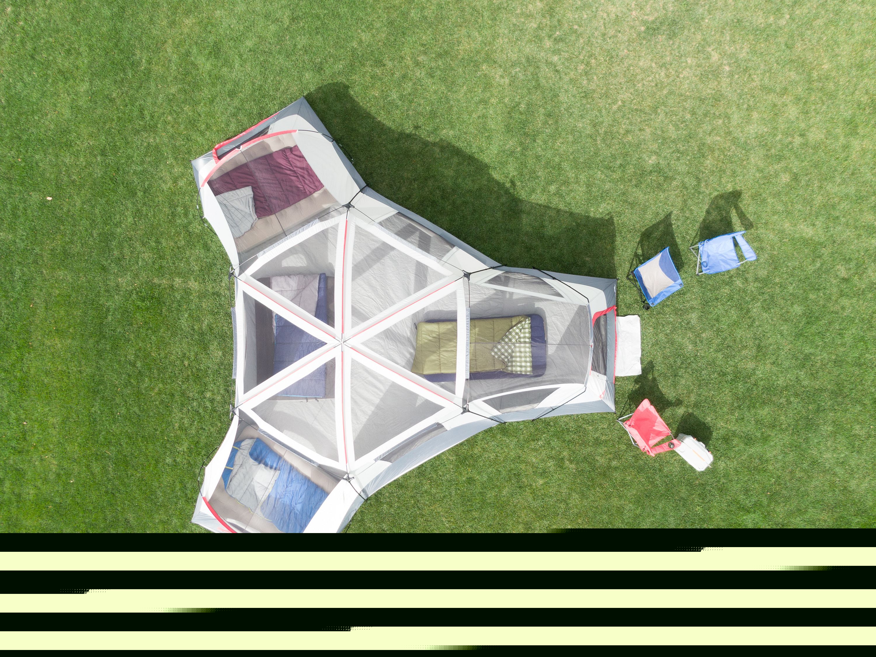 Ozark Trail 20-Person 4-Room Cabin Tent with 3 Separate Entrances - Image 3