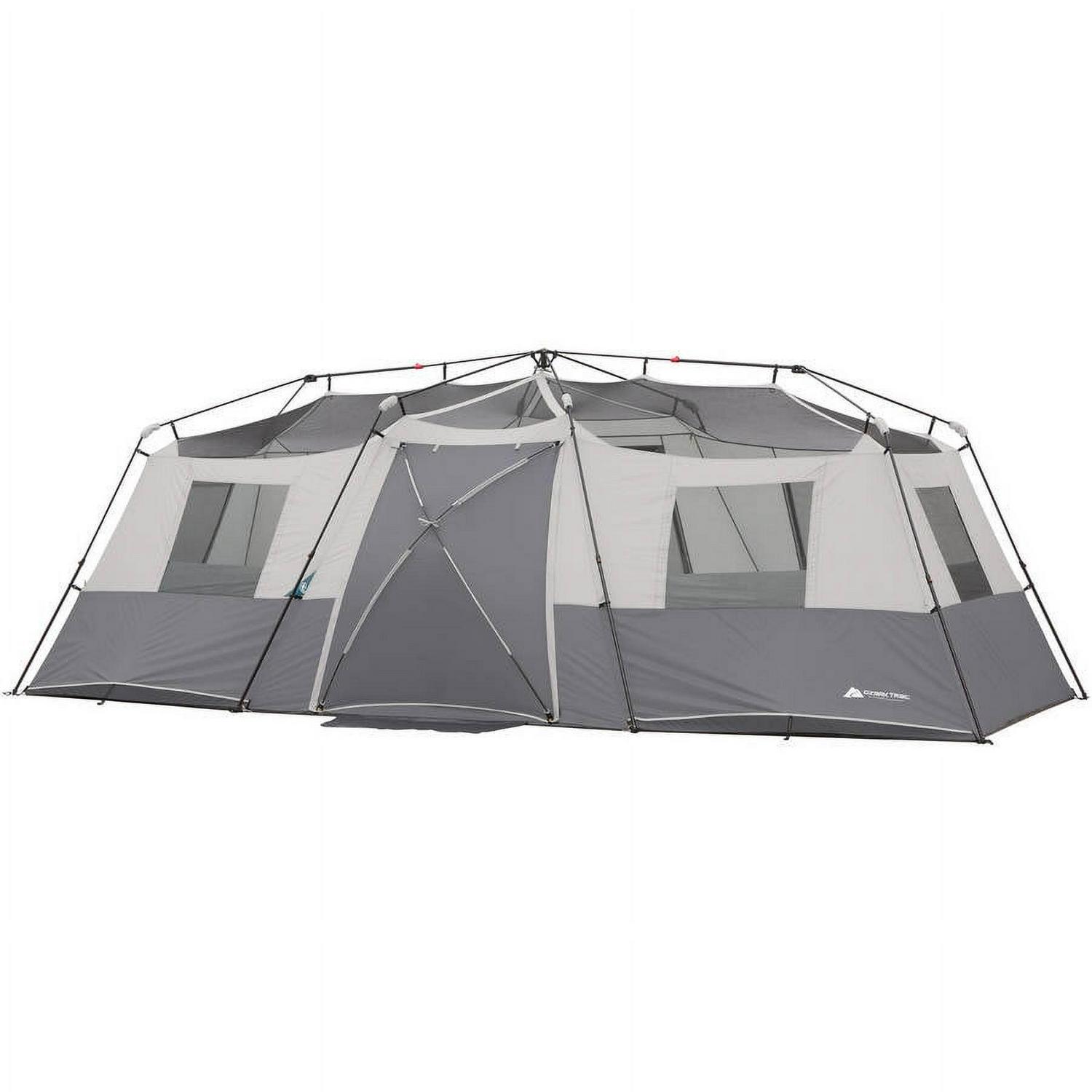 Ozark Trail 20' x 10' Instant Cabin Tent in Gray and Teal, Sleeps 12 - Image 2