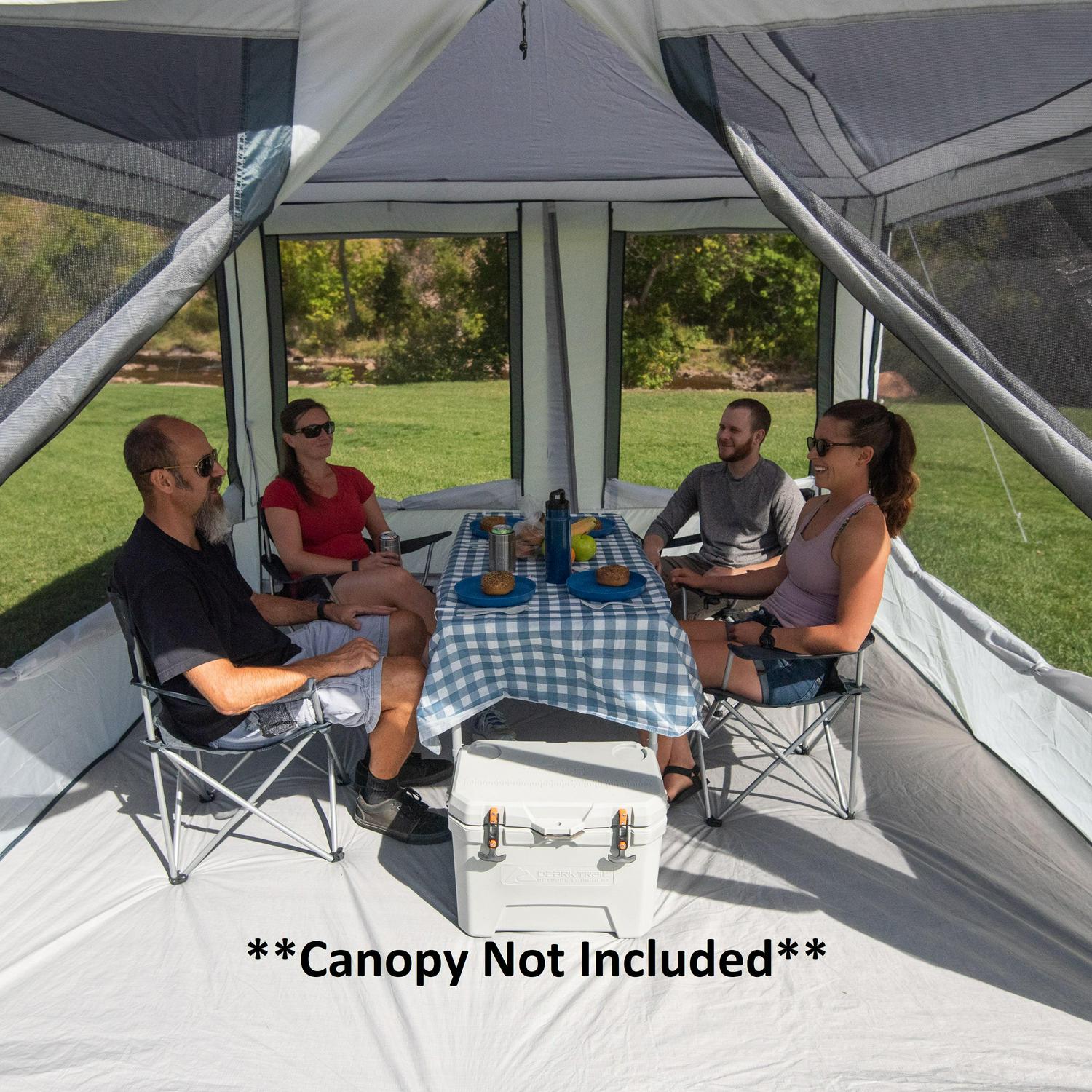 Ozark Trail 7-Person 2-in-1 Screen House Connect Tent with 2 Doors, Canopy Sold Separately - Image 6