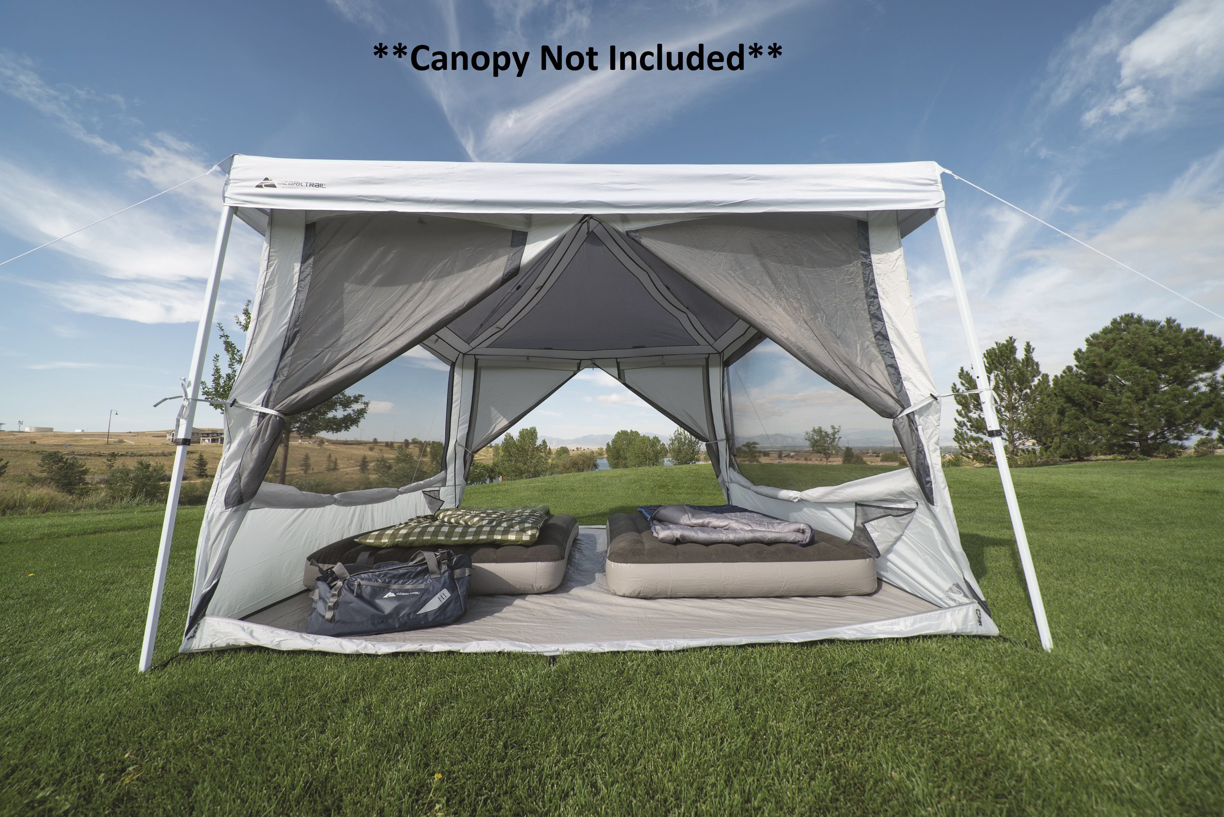 Ozark Trail 7-Person 2-in-1 Screen House Connect Tent with 2 Doors, Canopy Sold Separately - Image 5