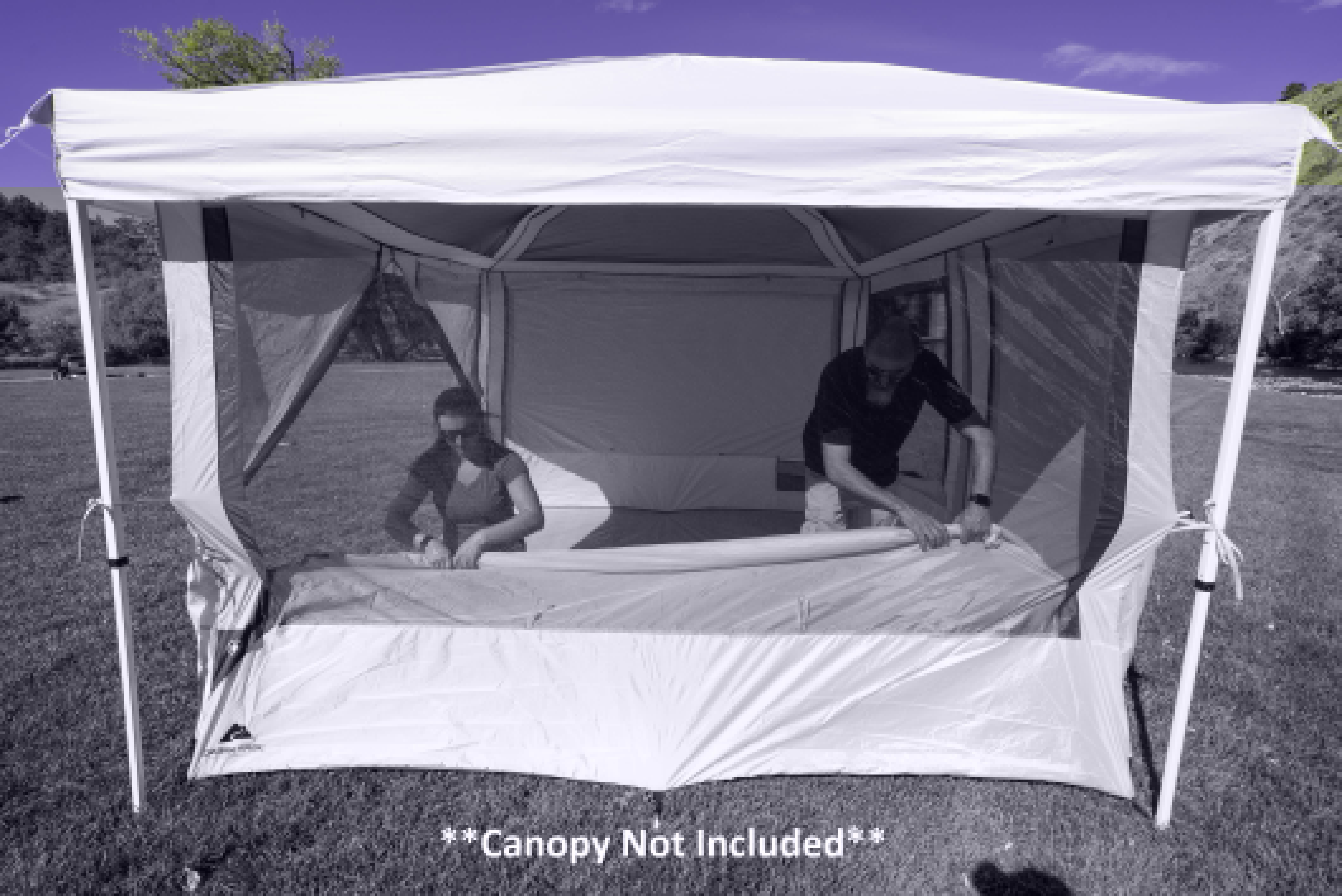 Ozark Trail 7-Person 2-in-1 Screen House Connect Tent with 2 Doors, Canopy Sold Separately - Image 7