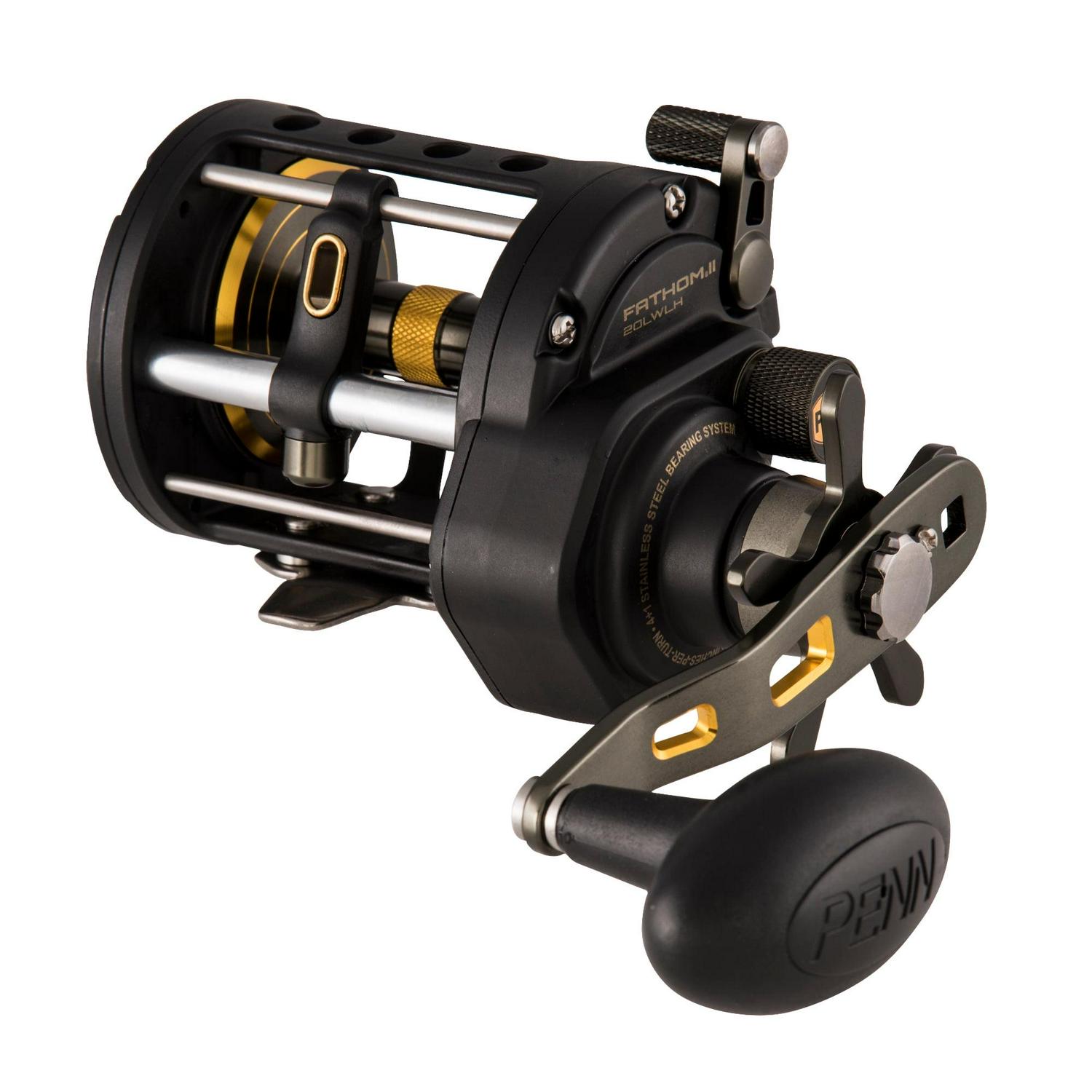 PENN Fathom™ II Level Wind Reel, 20 Size Fishing Reel, Left Hand