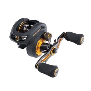 PENN Fathom Low Profile Low Profile Baitcast Reel, Size 400, Left-Hand