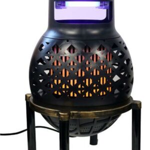PIC Flame Effect Flying Insect Trap, Black