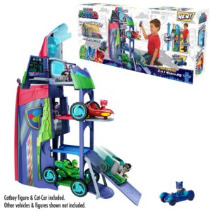 PJ Masks 2 in 1 Transforming Mobile HQ, Kids Toys for Ages 3 Up, Gifts and Presents
