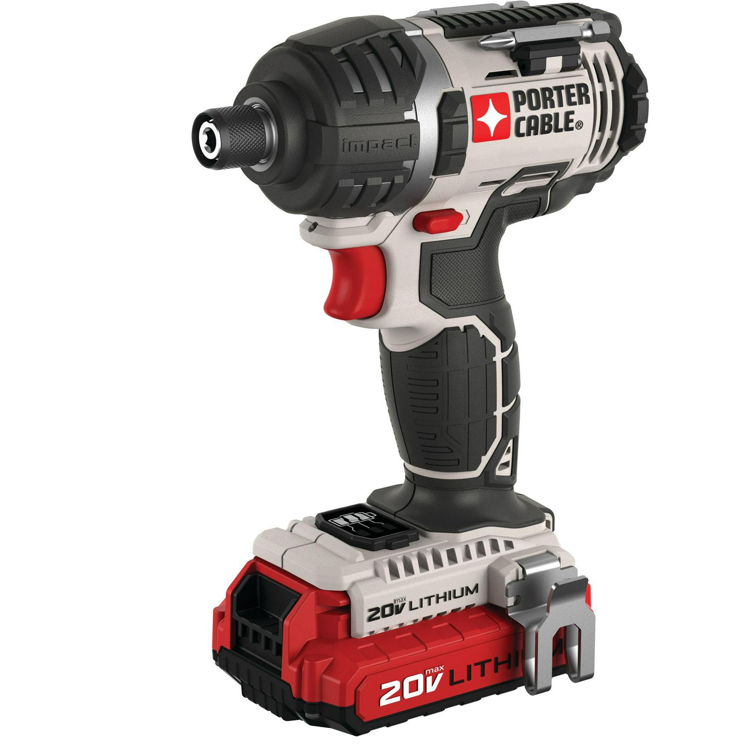 PORTER CABLE 20-Volt Max Lithium-Ion Cordless Drill & Impact Driver Combo Kit, PCCK602L2 - Image 3