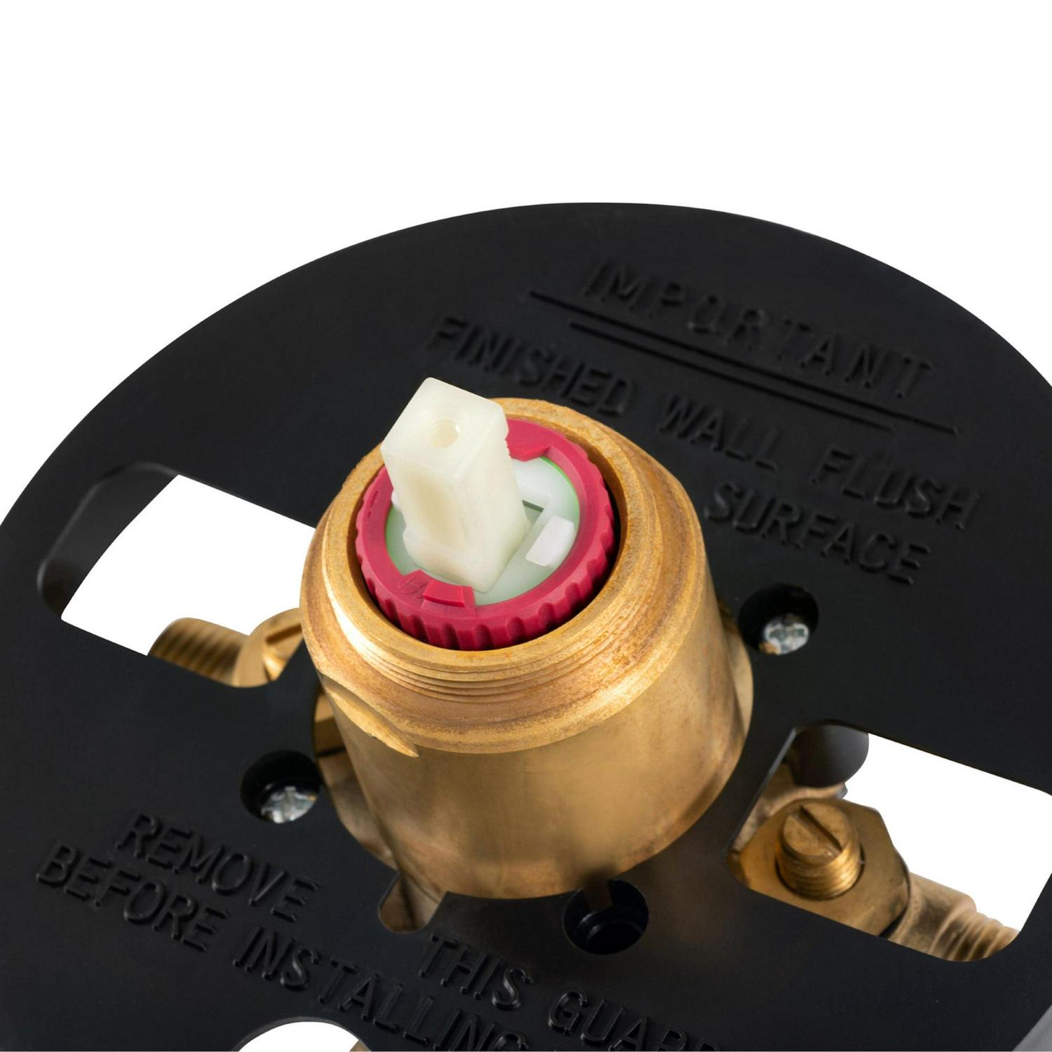 Tru-Temp Pressure Balanced Mixing Valve with Round Trim Oil Rubbed Bronze - Image 2