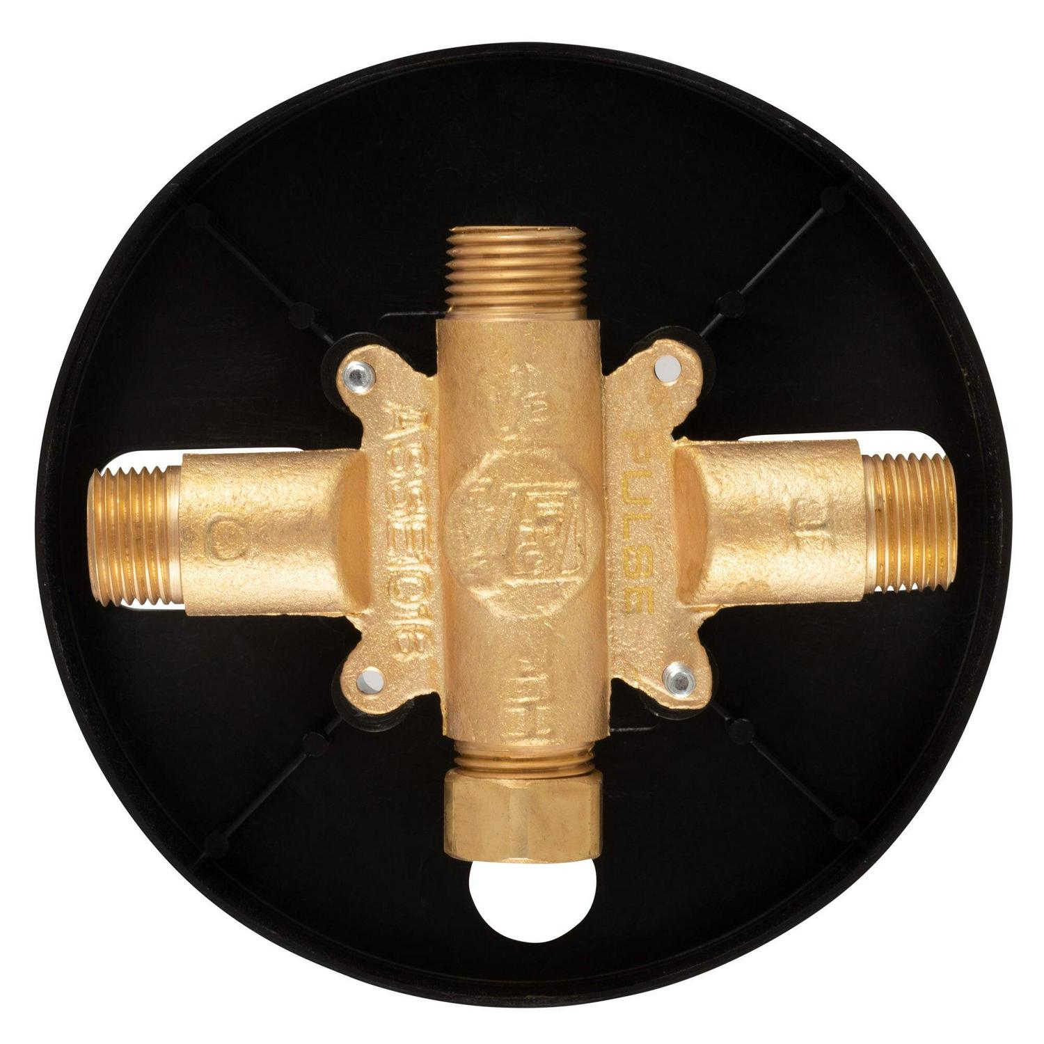 Tru-Temp Pressure Balanced Mixing Valve with Round Trim Oil Rubbed Bronze - Image 4