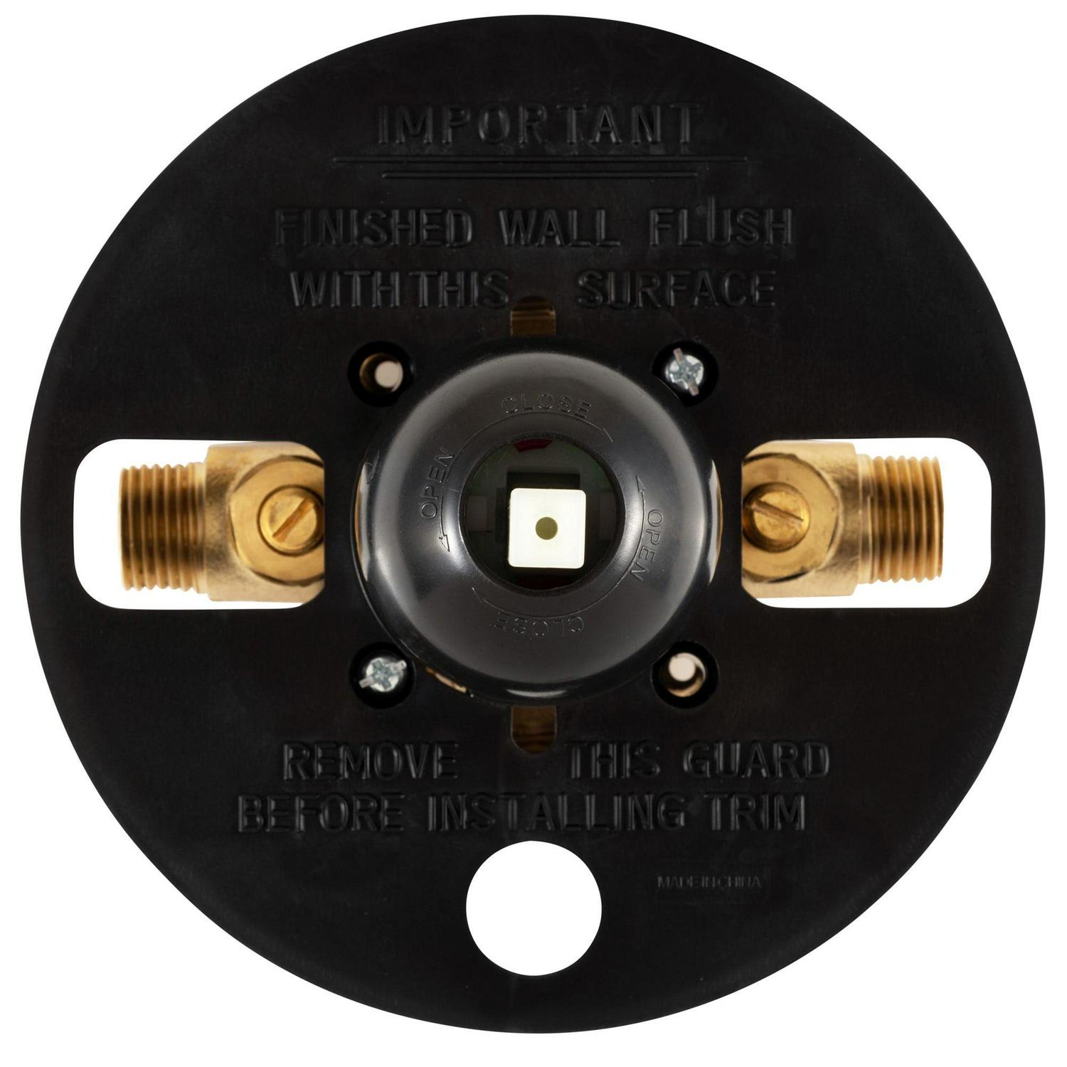 Tru-Temp Pressure Balanced Mixing Valve with Round Trim Oil Rubbed Bronze - Image 3