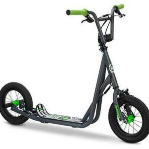 Mongoose Expo Scooter for Kids, 12 Inch Wheels, Ages 6+, Gray