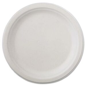Chinet Classic White Disposable Paper Plates, 8 3/4", 125 Count, (Pack of 4)