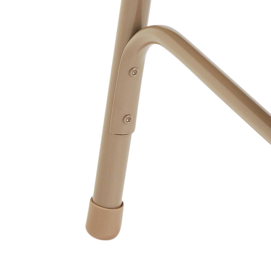 (Pack of 4) NPS 1200 Series Premium Vinyl Upholstered Double Hinge Folding Chair, French Beige - Image 6