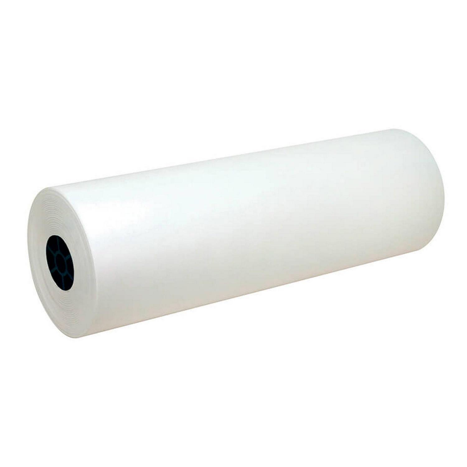 Pacon® White Kraft Paper, White, Lightweight, 1 Roll, 24" x 1000'