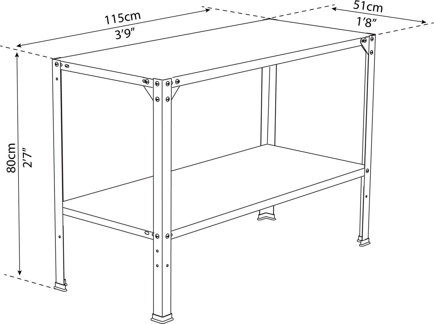 Palram - Canopia Metal Work Bench - Image 7