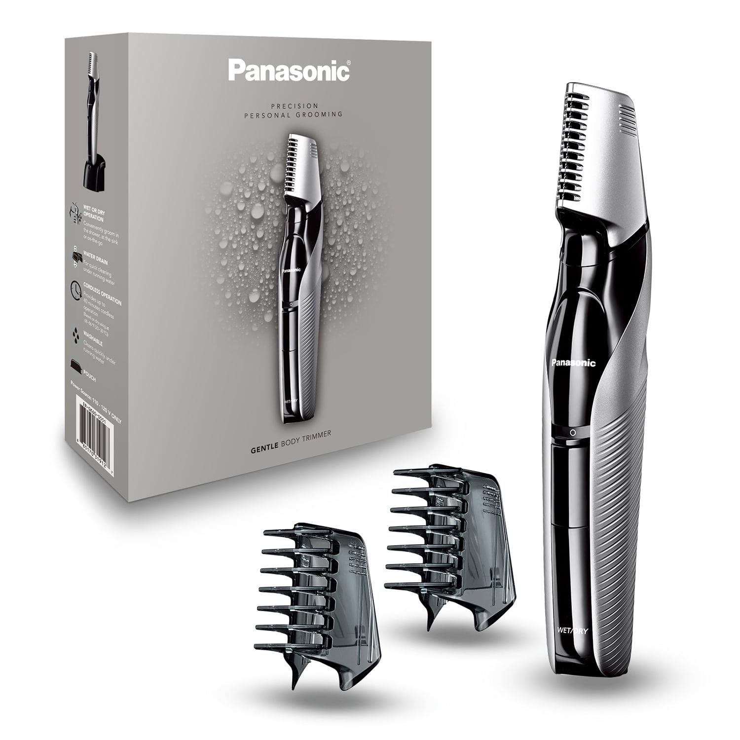 Panasonic V-Shaped Body Hair Trimmer with 3 Comb Attachments, Waterproof, Rechargeable - ER-GK60-S - Image 11