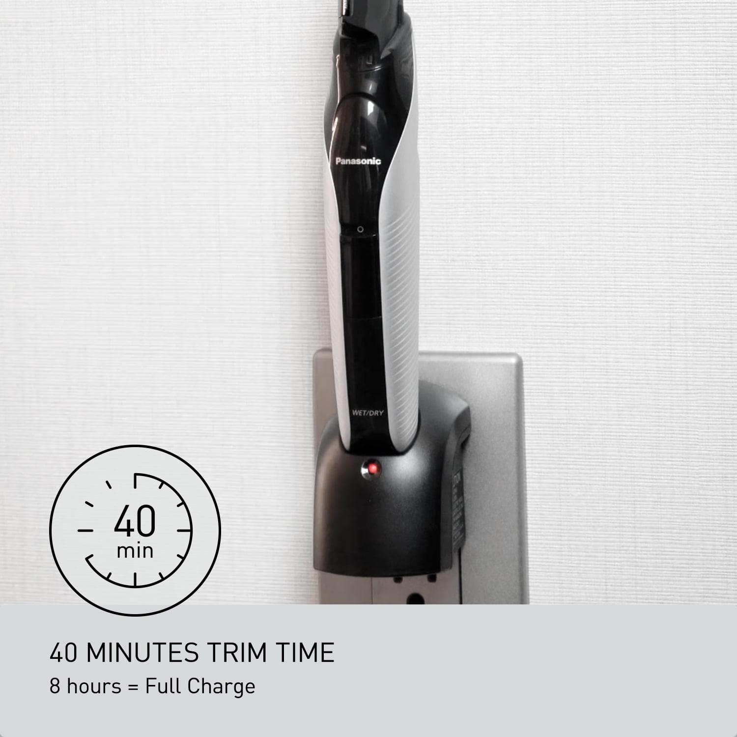 Panasonic V-Shaped Body Hair Trimmer with 3 Comb Attachments, Waterproof, Rechargeable - ER-GK60-S - Image 6