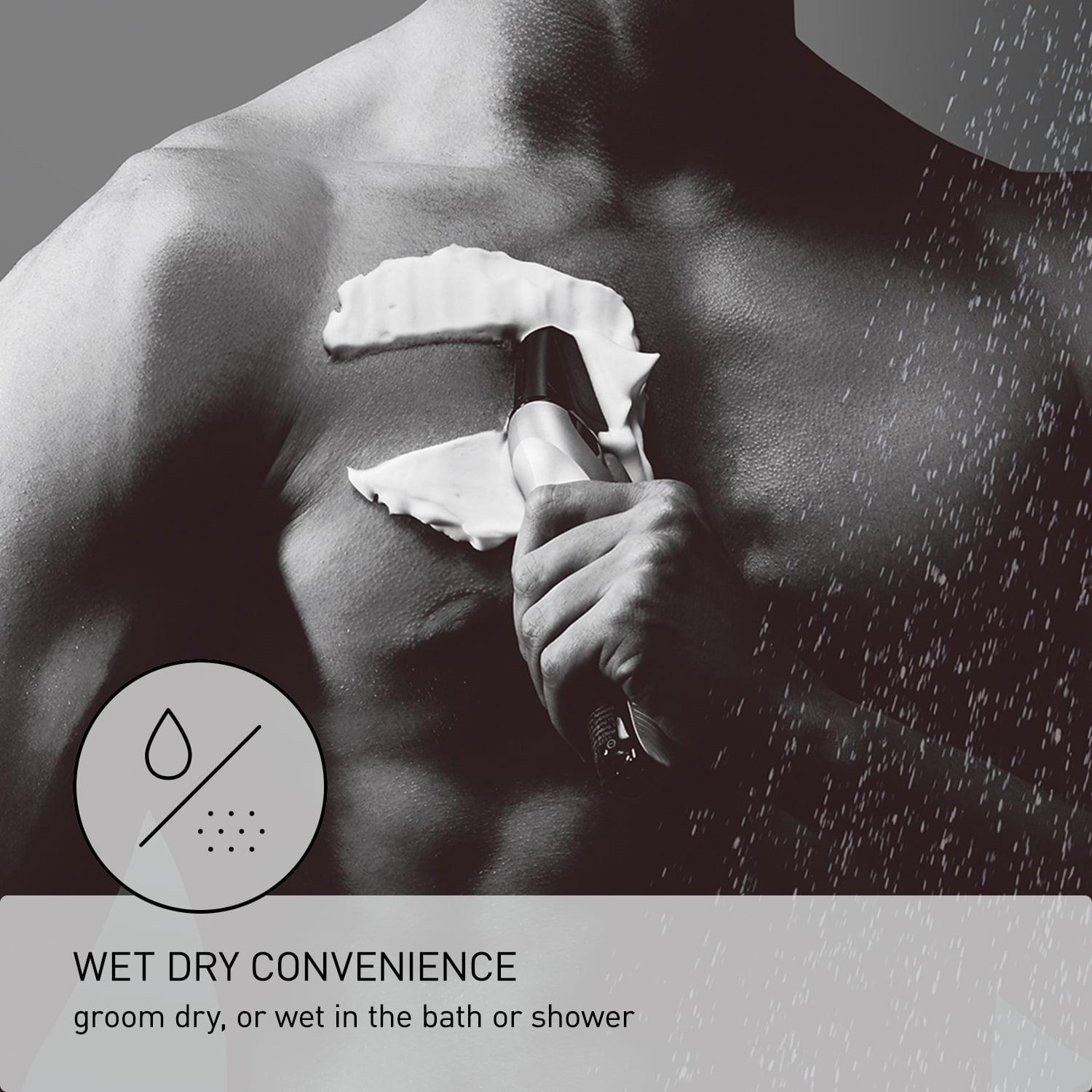 Panasonic V-Shaped Body Hair Trimmer with 3 Comb Attachments, Waterproof, Rechargeable - ER-GK60-S - Image 8