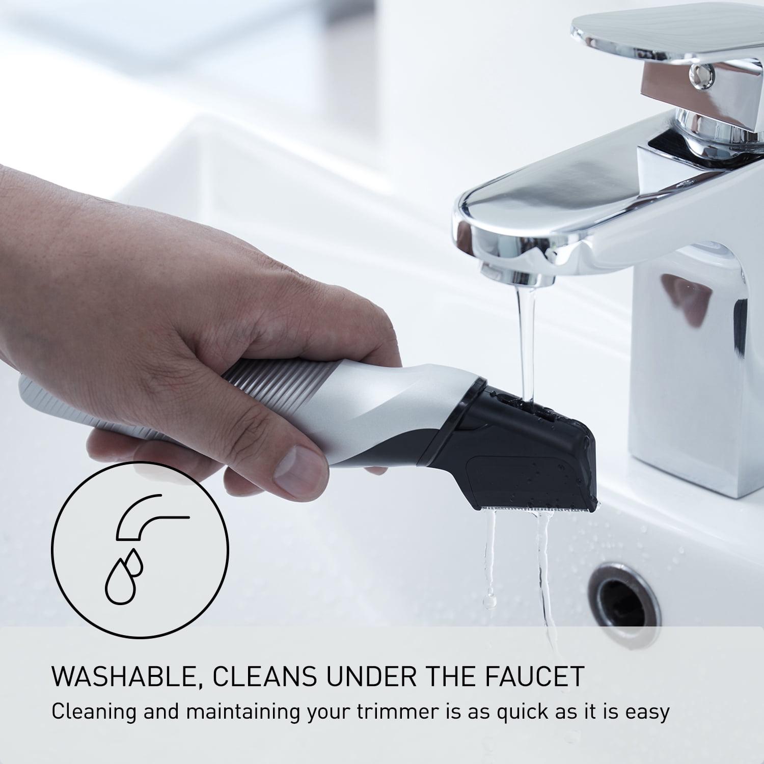 Panasonic V-Shaped Body Hair Trimmer with 3 Comb Attachments, Waterproof, Rechargeable - ER-GK60-S - Image 9