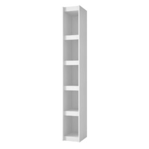 Parana Bookcase 1.0 with 5 shelves in White