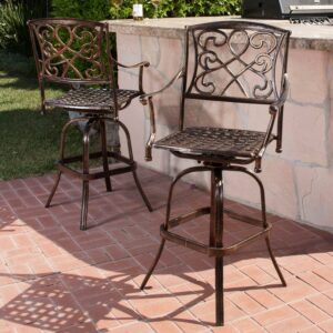 Christopher Knight Home Santa Maria Bar Stool (Set of 2) by