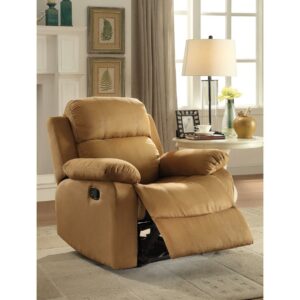 ACME Parklon Microfiber Motion Recliner with Pillow Top Armest in Chocolate