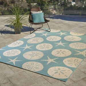 Paseo Starfish Outdoor/Indoor Rug, Assorted Sizes, Assorted Colors