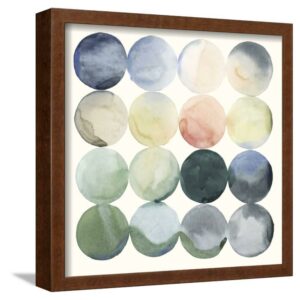 Pastel Hoops I, Abstract Framed Art Print Wall Art by Grace Popp Sold by Art.Com