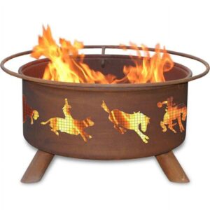 Western Steel Fire Pit by Patina Products
