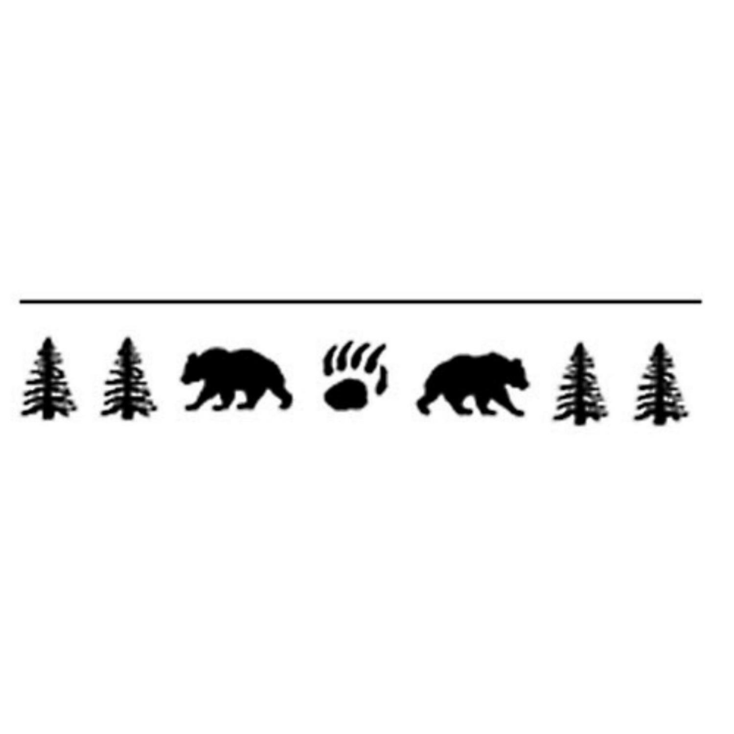 Bear & Trees Steel Fire Pit by Patina Products - Image 3