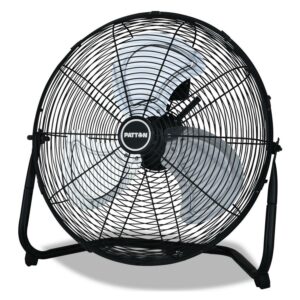 Patton High Velocity Fan, Three-Speed, Black, 24 1/2"w X 8 5/8"h PUF2010CBM