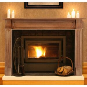 The Alamo 50" Fireplace Mantel Unfinished