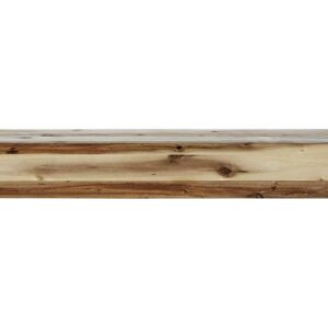 The Acacia 48" Fireplace Mantel Shelf Natural