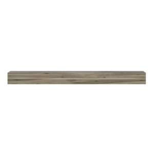 Acacia 48" Shelf or Mantel Shelf with Weathered Finish and Natural Distressing