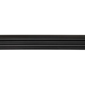 The Crestwood 48" Shelf or Mantel Shelf MDF Black Paint
