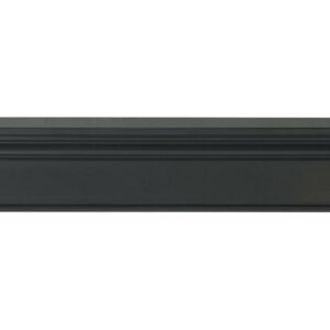 The Henry 72" Shelf or Mantel Shelf MDF Black Paint