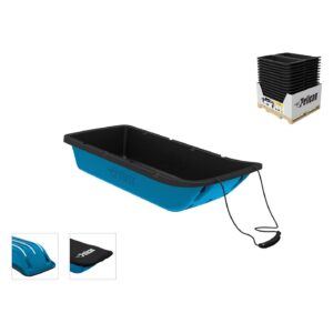 Pelican Trek 52 Utility Sled - Ram-X Runners, Pull Rope and Travel Cover - 4 Season Sled - Heavy Duty RAM-X Construction - Carry Up to 226 lb - Cyan