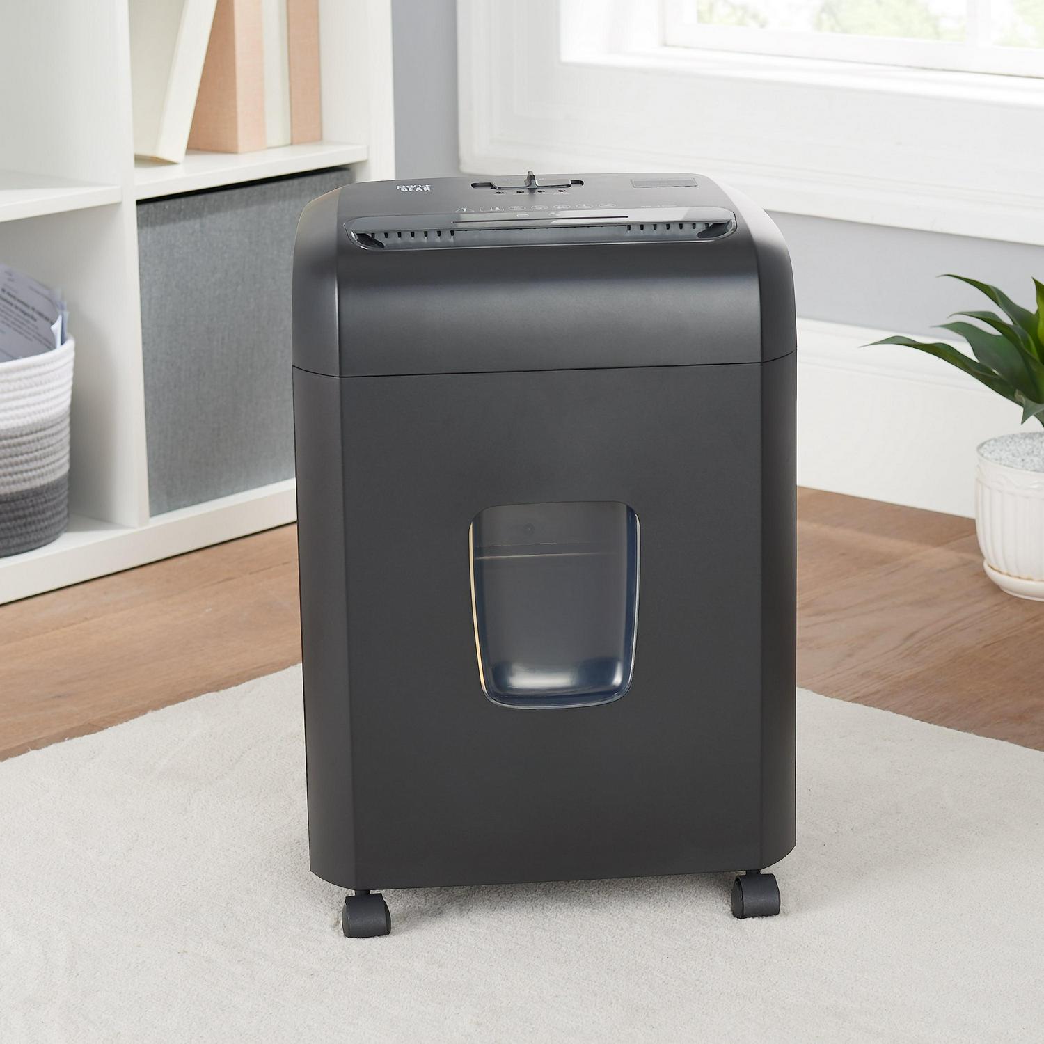 Pen + Gear 16 sheet Cross-Cut Shredder, 5.2-Gallon Collection Bin, Black - Image 5