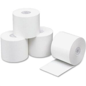 PM Perfection POS/Calculator/Add Rolls, 2.25 Inches x 150 Feet, White Bond, 100 Rolls /Carton (08677), with Free Delivery in the USA