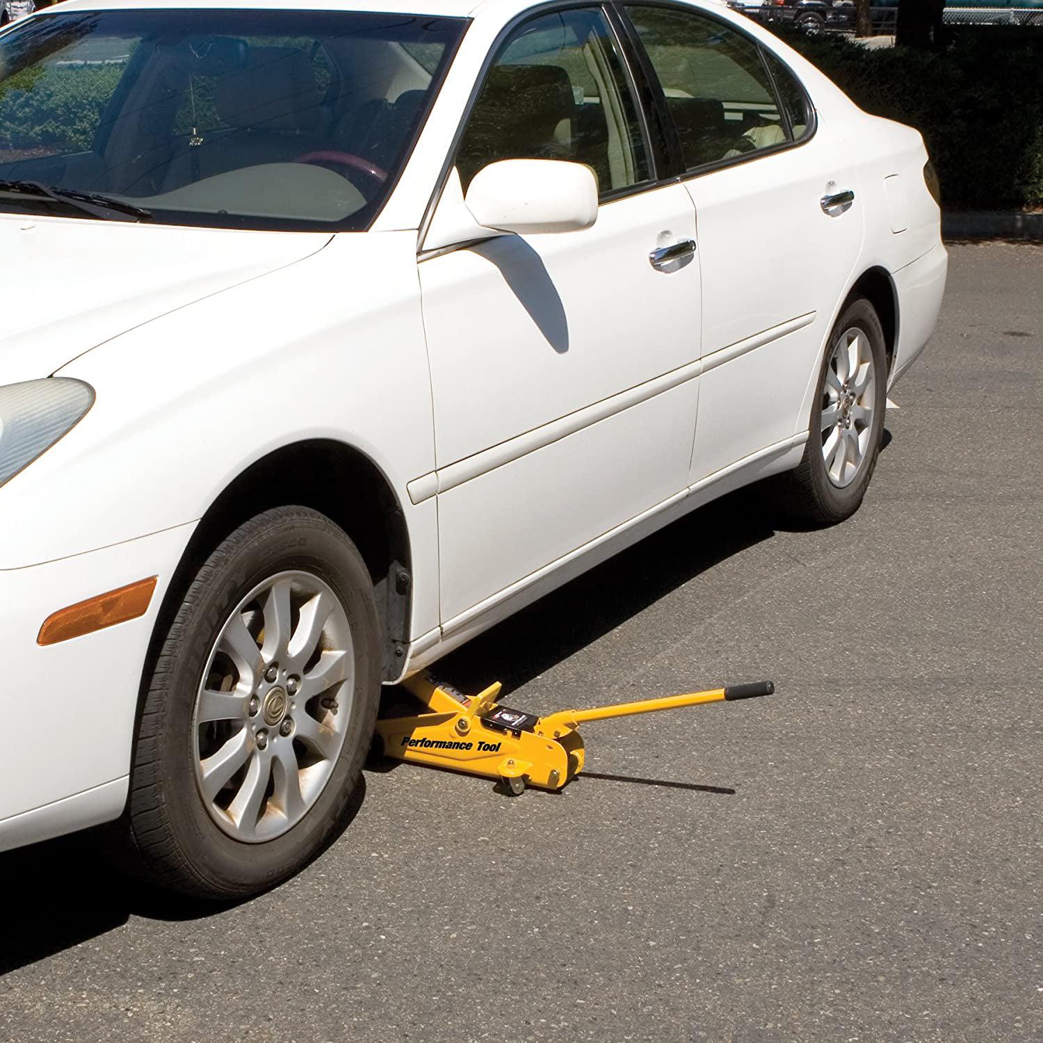 Performance Tool W1640 2-1/2 Ton Garage Jack, (5,000 lbs.) 5-15.5-Inch Lift, Swivel Casters, For Cars/Trucks - Image 6