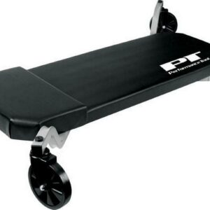 Performance Tool W85014 Low-Profile Oversized X-Frame Creeper with Extra Padding, 38 In., 5 In. Casters, 2 in. of Cushioning, Black