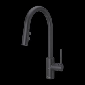 Pfister Stellen 1-Handle Electronic Pull-Down Kitchen Faucet in Black