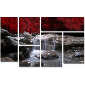 Philippe Sainte-Laudy 'Red Vison' Multi-Panel Art Set