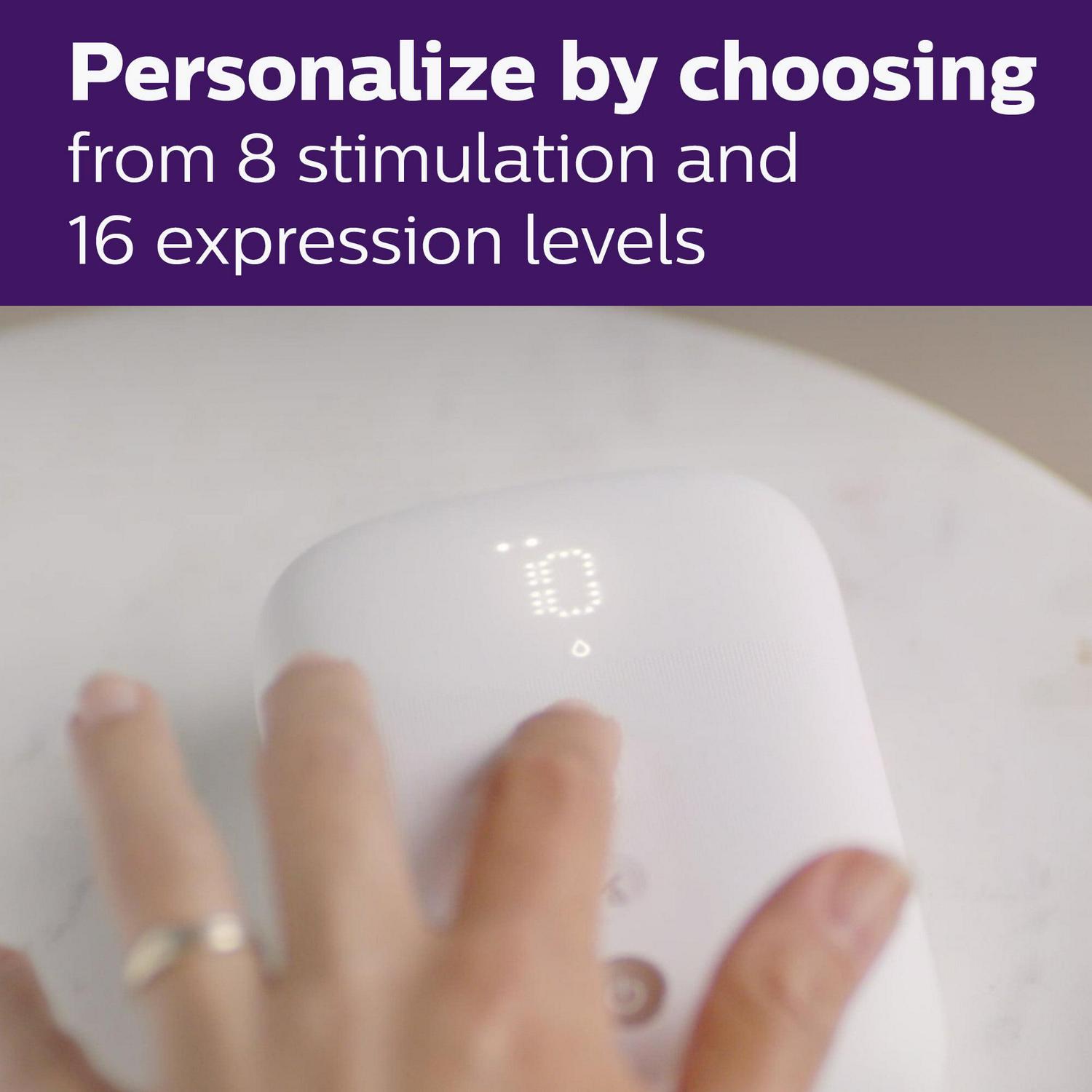 Philips Avent Double Electric Premium Breast Pump, with Natural Motion Technology, SCF394/62 - Image 6