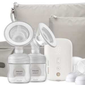 Philips Avent Double Electric Premium Breast Pump, with Natural Motion Technology, SCF394/62