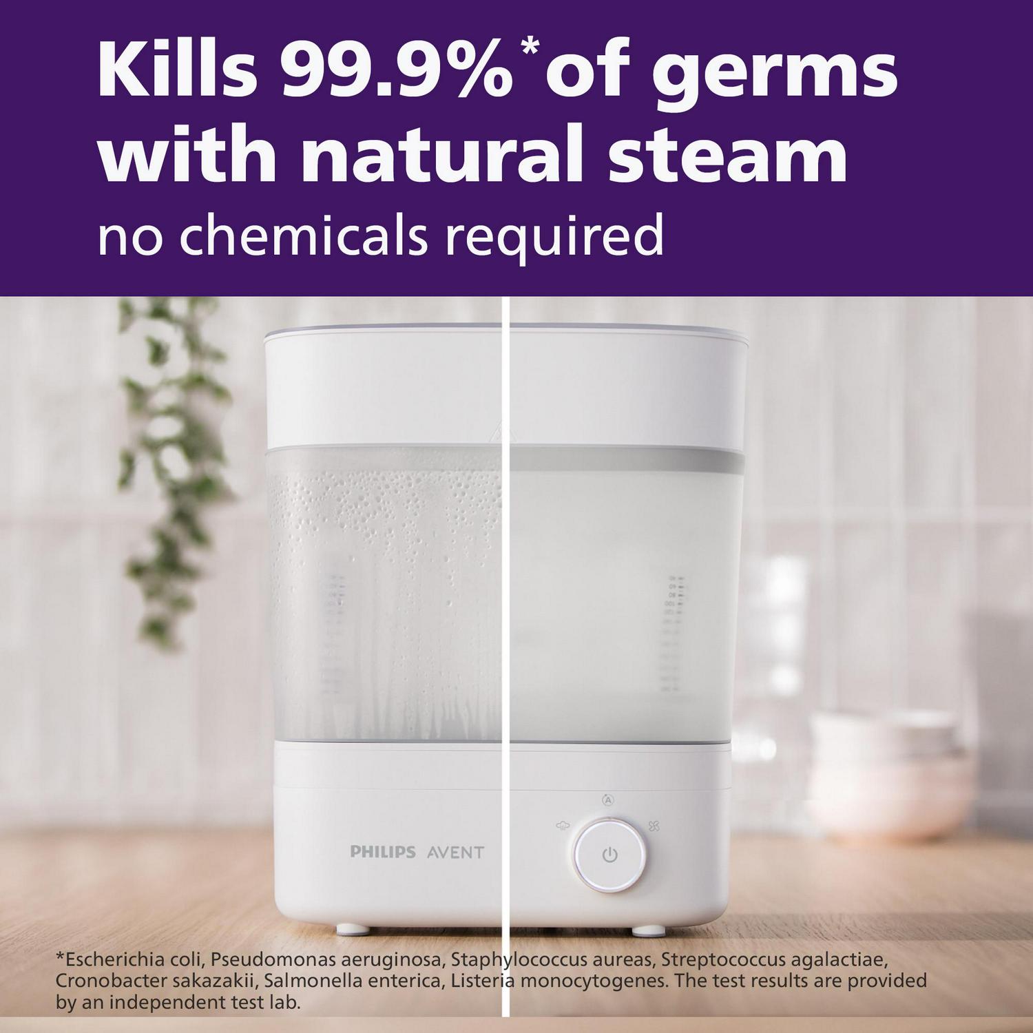 Philips Avent Premium Baby Bottle Sterilizer with Dryer SCF293/00 - Image 2